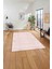 Baskılı Modern Zigzag Çizgili Yıkanabilir Kaymaz Yolluk Mutfak Salon Halısı, Modern-135-Pembe, 5