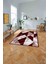 Baskılı Modern Mermer Desenli Yıkanabilir Kaymaz Yolluk Mutfak Salon Halısı, MODERN-160-BORDO, 2