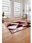 Baskılı Modern Mermer Desenli Yıkanabilir Kaymaz Yolluk Mutfak Salon Halısı, MODERN-160-BORDO, 4