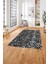 Baskılı Modern Labirent Desenli Yıkanabilir Kaymaz Yolluk Mutfak Salon Halısı, MODERN-190-GRİ, 3