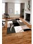 Baskılı Modern Çerçeveli Kare Yıkanabilir Kaymaz Yolluk Mutfak Salon Halısı, MODERN-186-KREM, 1