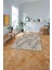 Baskılı Modern Sade Kupa Desen Yıkanabilir Kaymaz Yolluk Mutfak Salon Halısı, MODERN-168-BEJ, 2
