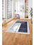 Baskılı Modern Sade Klasik Yıkanabilir Kaymaz Yolluk Mutfak Salon Halısı, MODERN-158-LACİVERT, 3