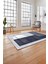 Baskılı Modern Sade Klasik Yıkanabilir Kaymaz Yolluk Mutfak Salon Halısı, MODERN-158-LACİVERT, 4