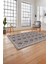 Baskılı Modern Çerçeveli Kupa Desen Yıkanabilir Kaymaz Yolluk Mutfak Salon Halısı, MODERN-169-VİZON, 4