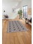 Baskılı Modern Çerçeveli Kupa Desen Yıkanabilir Kaymaz Yolluk Mutfak Salon Halısı, MODERN-169-VİZON, 5