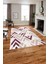 Baskılı Modern Sade Zigzag Desen Yıkanabilir Kaymaz Yolluk Mutfak Salon Halısı, Modern-142-Pembe, 1