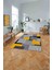 Baskılı Modern Sade Dekoratif Yıkanabilir Kaymaz Yolluk Mutfak Salon Halısı, Modern-141-Sarı, 2