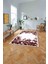 Baskılı Modern Duvar Motifli Yıkanabilir Kaymaz Yolluk Mutfak Salon Halısı, MODERN-202-BORDO, 2