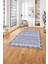 Baskılı Modern Iskandinav Model Yıkanabilir Kaymaz Yolluk Mutfak Salon Halısı, MODERN-172-LACİVERT, 3
