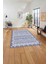 Baskılı Modern Iskandinav Model Yıkanabilir Kaymaz Yolluk Mutfak Salon Halısı, MODERN-172-LACİVERT, 5