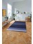 Dijital Baskılı Modern Düz Sade Yıkanabilir Kaymaz Yolluk Mutfak Salon Halısı, Modern-164-Lacivert, 2
