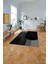 Dijital Baskılı Modern Klasik Yıkanabilir Kaymaz Yolluk Mutfak Salon Halısı, Modern-165-Siyah, 2