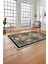 Baskılı Modern Vektörel Desen Yıkanabilir Kaymaz Yolluk Mutfak Salon Halısı, MODERN-198-LACİVERT, 4
