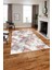 Baskılı Modern Kare Motifli Yıkanabilir Kaymaz Yolluk Mutfak Salon Halısı, MODERN-211-PEMBE, 1