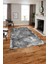 Dijital Baskılı Modern Sade Desen Yıkanabilir Kaymaz Yolluk Mutfak Salon Halısı, MODERN-215-GRİ, 1