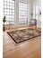 Baskılı Modern Vektörel Desen Yıkanabilir Kaymaz Yolluk Mutfak Salon Halısı, MODERN-198-BORDO, 4