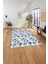 Dijital Baskılı Modern Sade Yıkanabilir Kaymaz Yolluk Mutfak Salon Halısı, MODERN-197-LACİVERT, 5