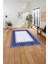 Baskılı Modern Geometrik Desenli Yıkanabilir Kaymaz Yolluk Mutfak Salon Halısı, MODERN-204-LACİVERT, 5