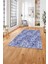 Baskılı Modern Sade Kupa Desen Yıkanabilir Kaymaz Yolluk Mutfak Salon Halısı, MODERN-168-LACİVERT, 3