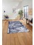 Dijital Baskılı Modern Sade Desen Yıkanabilir Kaymaz Yolluk Mutfak Salon HALISI,MODERN-215-LACİVERT, 5
