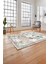 Baskılı Modern Sade Çerçeveli Yıkanabilir Kaymaz Yolluk Mutfak Salon Halısı, MODERN-176-KREM, 4