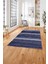 Baskılı Modern Kilim Görünümlü Yıkanabilir Kaymaz Yolluk Mutfak Salon Halısı, MODERN-185-LACİVERT, 3