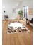 Baskılı Modern Duvar Motifli Yıkanabilir Kaymaz Yolluk Mutfak Salon Halısı, MODERN-202-TURUNCU, 5