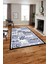 Dijital Baskılı Modern Desen Yıkanabilir Kaymaz Yolluk Mutfak Salon Halısı, MODERN-216-LACİVERT, 1
