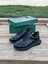 1011 Siyah Rugan Hakiki Deri Erkek Sneakers 1
