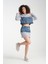 Kadın Denim Etekli Takım 1077 3