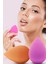 4 Adet Profesyonel Yüz Make-Up Makyaj Sürgeri Armut Şeklinde Tatlı Islak Kuru Kullanım 1