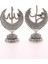 2'li Gümüş Allah Muhammed Hilal Orta Boy Biblo 20CM-06 1