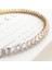 Choker Kolye Zirkon Kalp Su Yolu Esnek Kelepçe Kolye Gold 39 cm 1