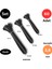 Plastik Kablo Bağı Klipsi Cırt Kelepçe 200 - 250 - 300 mm x 3.6 mm Siyah Toplam 60 Adet 1