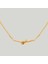 Çelik Kadın Kolye, Modern Şık, Gold Renk, NO:136 2