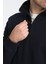 Cappi Erkek Koyu Lacivert Yarım Fermuarlı Pamuklu Örme Kumaş Slim Fit Sweatshirt 4