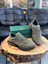 1008 Haki Nubuk Hakiki Deri Erkek Sneakers 1