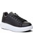 150-25 Deri Comfortable Erkek Sneaker Siyah Beyaz 1