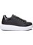 150-25 Deri Comfortable Erkek Sneaker Siyah Beyaz 2