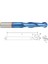 Ør0.45 İki Ağızlı Küre Elmas Freze (65 Hrc) 2 F (0,9X40X4) 1