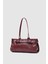 Enyola Bordo Vintage Baget Çanta 2