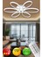 Linup Modern Plafonyer Tavana Sıfır Avize 3 Renk Kumandalı 1