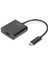 USB Tip C - 4K HDMI + VGA Grafik Adaptörü Da-70858 1