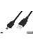 Usb 2.0 Bağlantı Kablosu, Usb A Erkek - Usb Mini B (5 Pin) Erkek, 1 Metre, Awg 28, Usb 2.0 Uyumlu, Ul, Siyah Renk 1