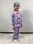 Pjkö Kuromi ve Arkadaşları Desenli Lila Uzun Kollu Önden Düğmeli Kız Çocuk Pijama Takımı 4-12 Yaş 539U-L 2