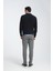 Joyson Erkek Lacivert Regular Fit Pamuk Karışımlı Kalın Kumaş Polo Yaka Sweatshirt 4