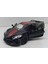 1:36 Ölçek 2021 Corvette Livery Edition Siyah// Çek-Bırak 12 cm Metal Araba 2