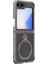 Samsung Galaxy Z Flip6 Kılıf Karbon Fiber Magsafeli 360 Dönerli Standlı Alp Kapak 1