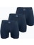 Erkek 3 Lü Füme Premium Collection Modal Uzun Boxer 3M250 1